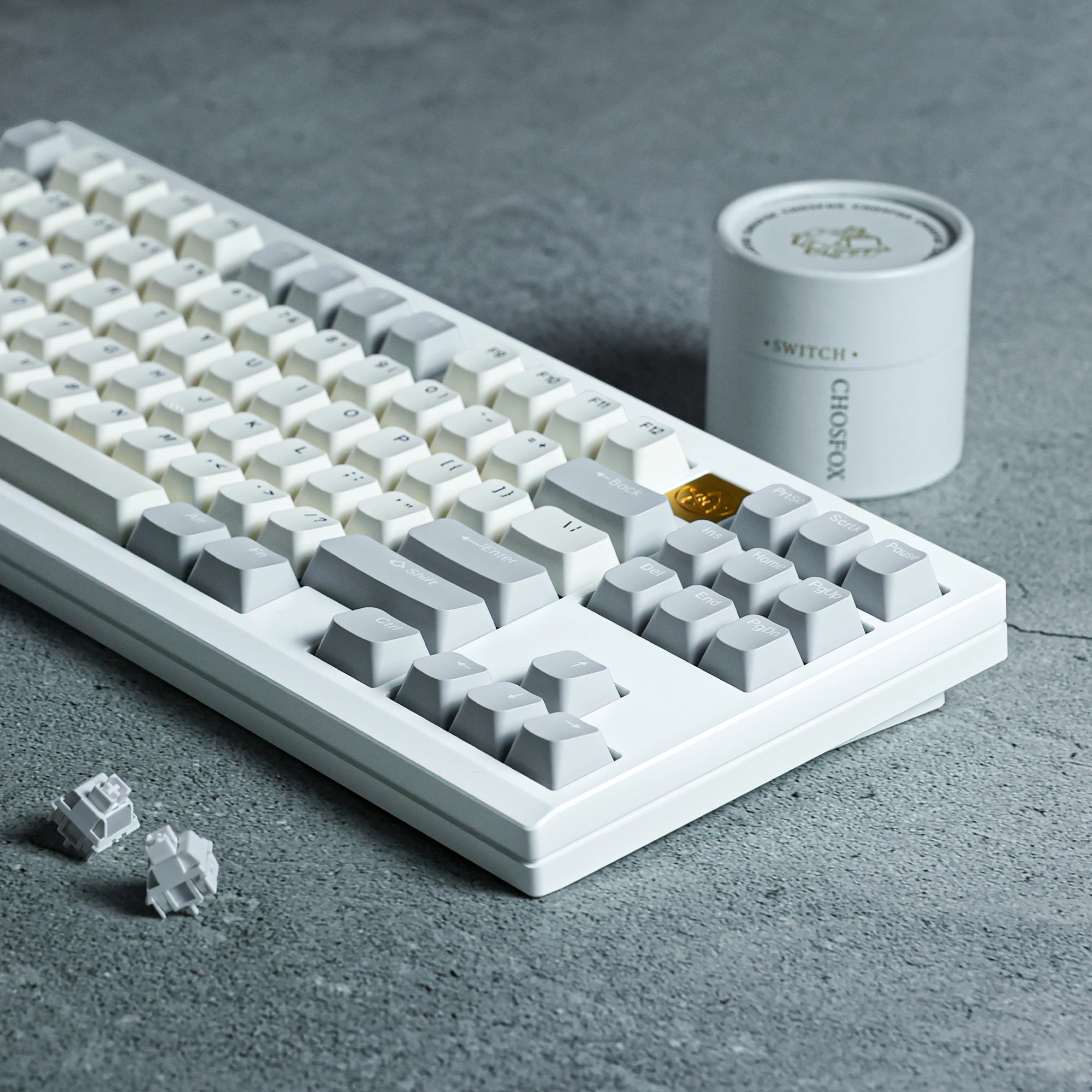 CHOSFOX LEO80 Keyboard Kit Hot-Swap Mechanical Gaming Three Modes