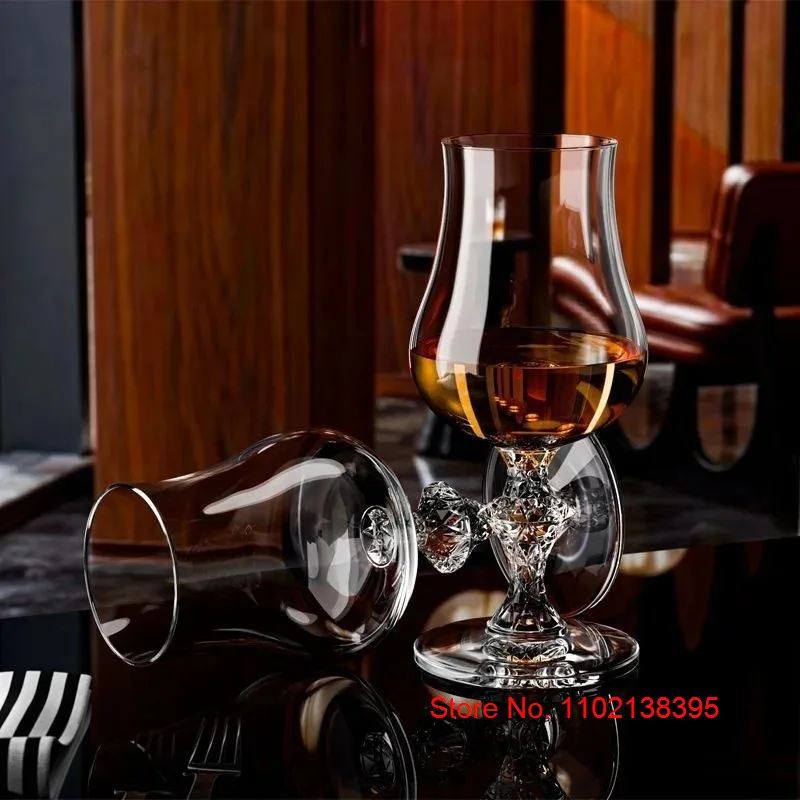 Macallan Whisky Crystal Glasses Gift Box King Exclusive Wine Tasting Cup Luxury Carved Chivas Whiskey Brandy Goblet Snifter