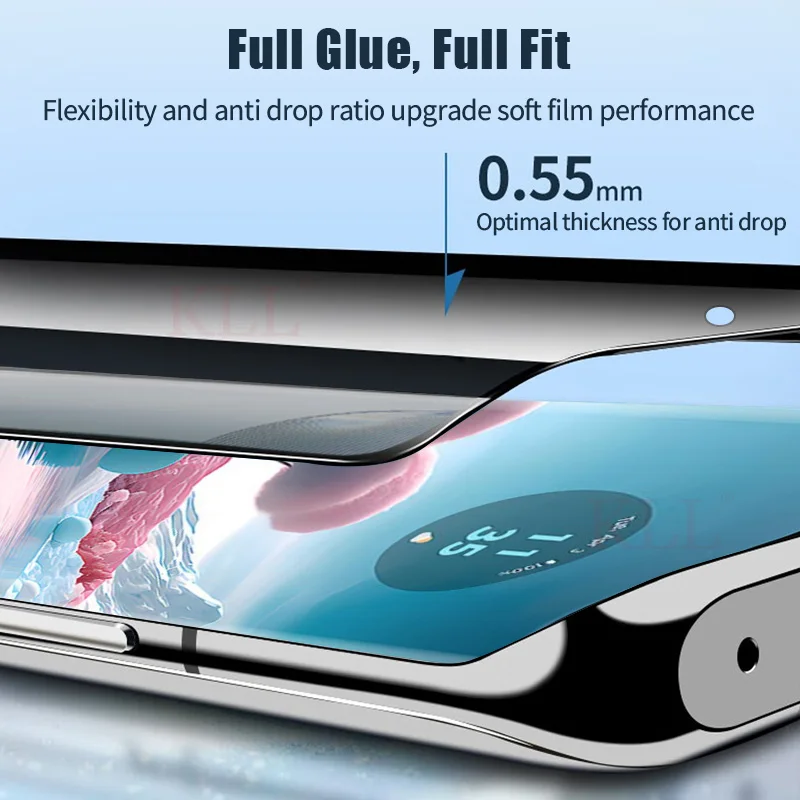 Curvo Anti-spy Privacidade Filme Cerâmico Protetor de Tela para Motorola Edge 30 Ultra 40 Neo Edge Plus Moto X40 X30 S30 Pro 3d - Image 4