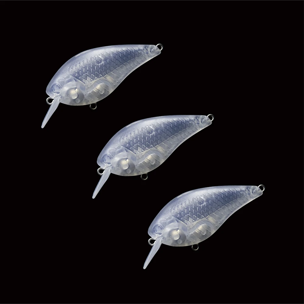 

Banshee Unpainted Lure Blanks Crankbait Square Bill Crankbait Wobbler Blanks DIY Parts Customize Nude Lure Painting Kit 10pcs