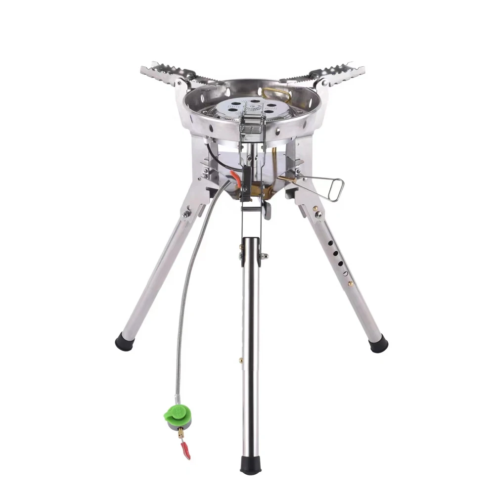 BRS-69 High Power 4360W Outdoor Camping Gas Stove Foldable Gas Burner Camping Picnic Windproof Stove Outdoor Backpacking