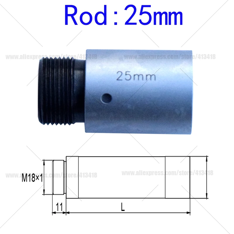 튜브형 내부 마이크로미터(싱글 로드) M12×1 13mm 25mm 50mm 100mm 150mm 200mm 300mm 400mm 500mm M18×1마이크로미터 연결봉