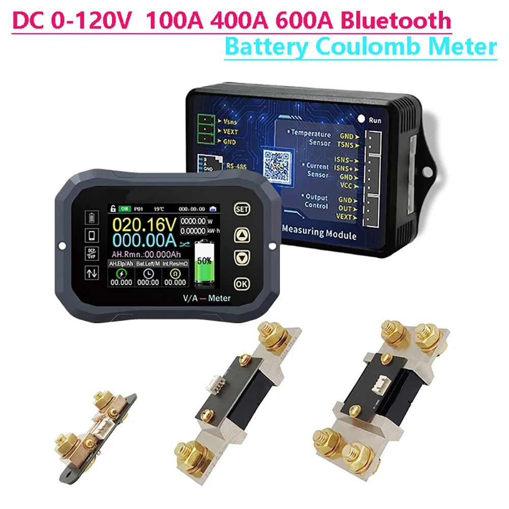 MISURATORE DI ENERGIA 3 Fasi 4 Fili Display LCD Rotaia Volt Amplificatore Misuratore Di Potenza - Foto 6