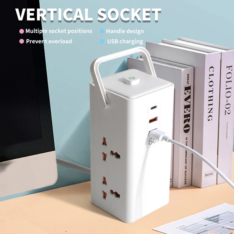 Ubigbuy Power Strip 68W Charging Stations