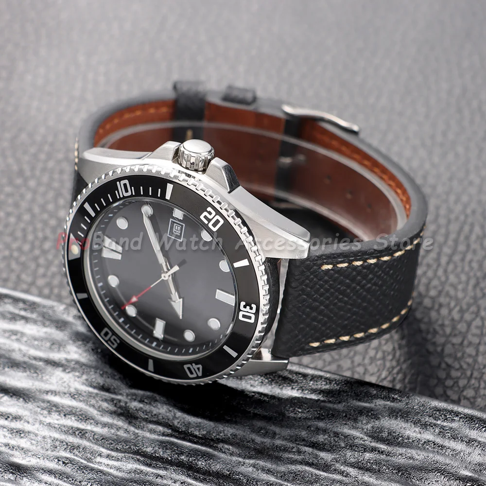 Premium Calfskin Leather Watch Strap - Blue Grey Cowhide Wristband Bracelet for Men and Women, Available in Multiple Sizes