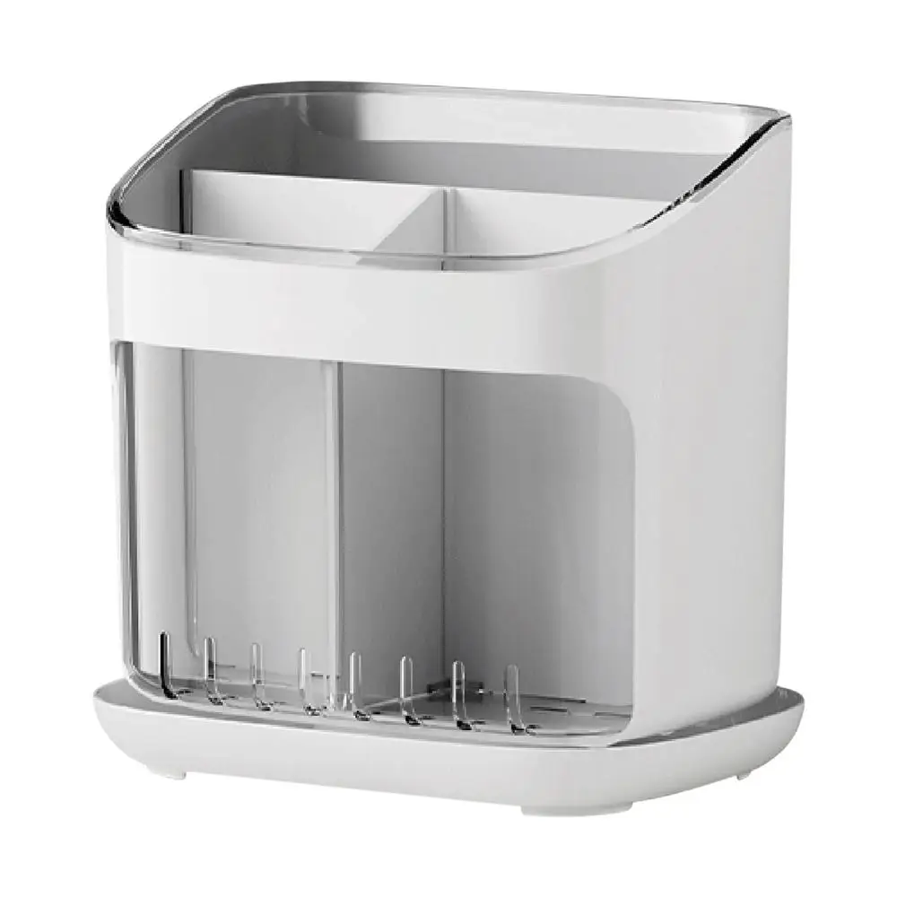 Utensil Holder - Multi Compartment Kitchen Storage | Cutlery Drainer & Tableware Organizer