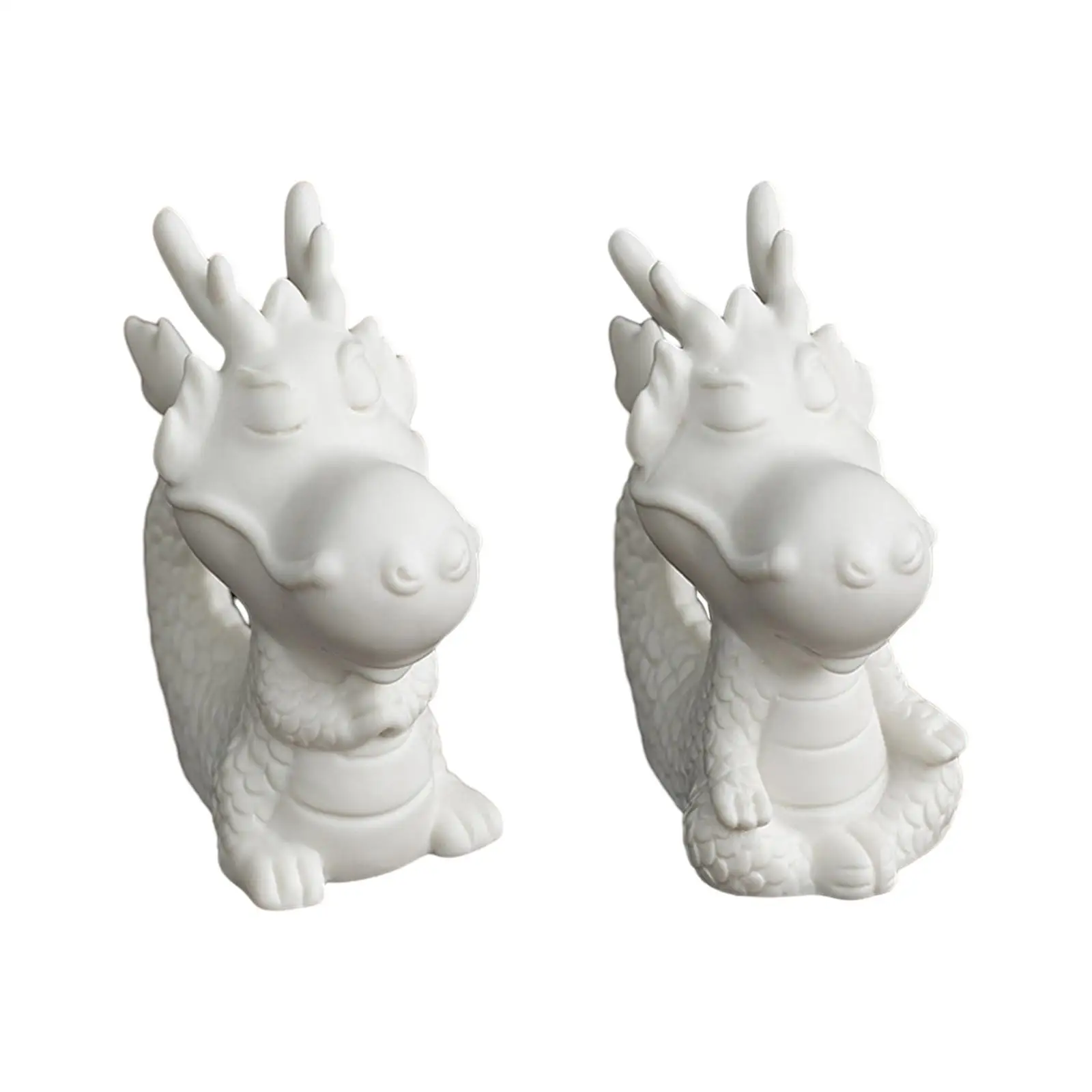 

Мини-фигурка дракона 2024, украшение на китайский новый год, Домашняя Декоративная скульптура в виде животного для книжной полки, спальни, стола, офисного шкафа