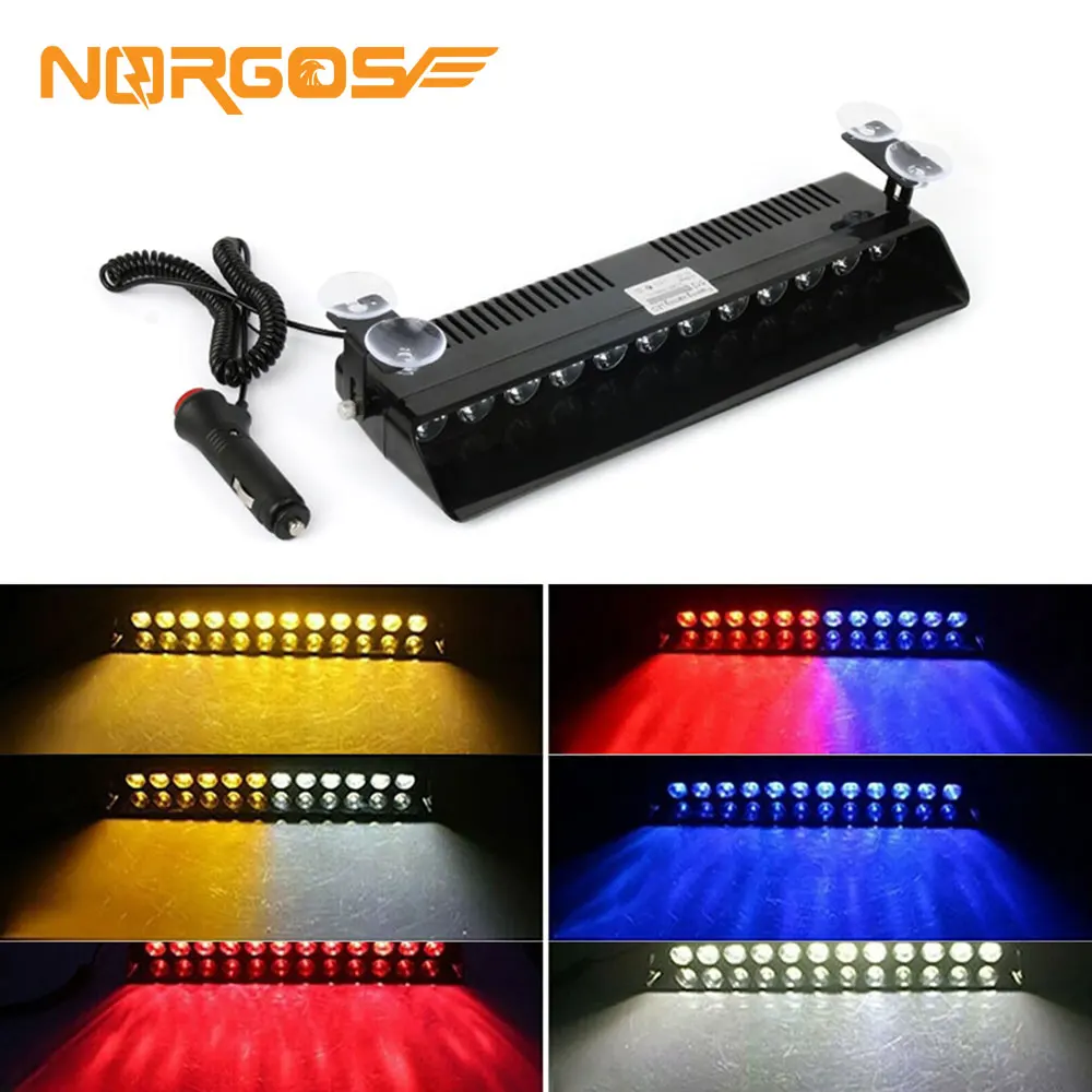 Police Lights for Car Flashing lights Strobe flasher Bar LED