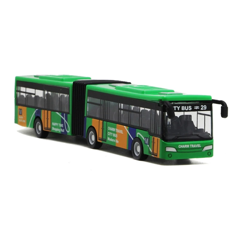 Ônibus urbano realista puxar para trás brinquedos modelo infantil jogos de  mesa melhor presente - AliExpress