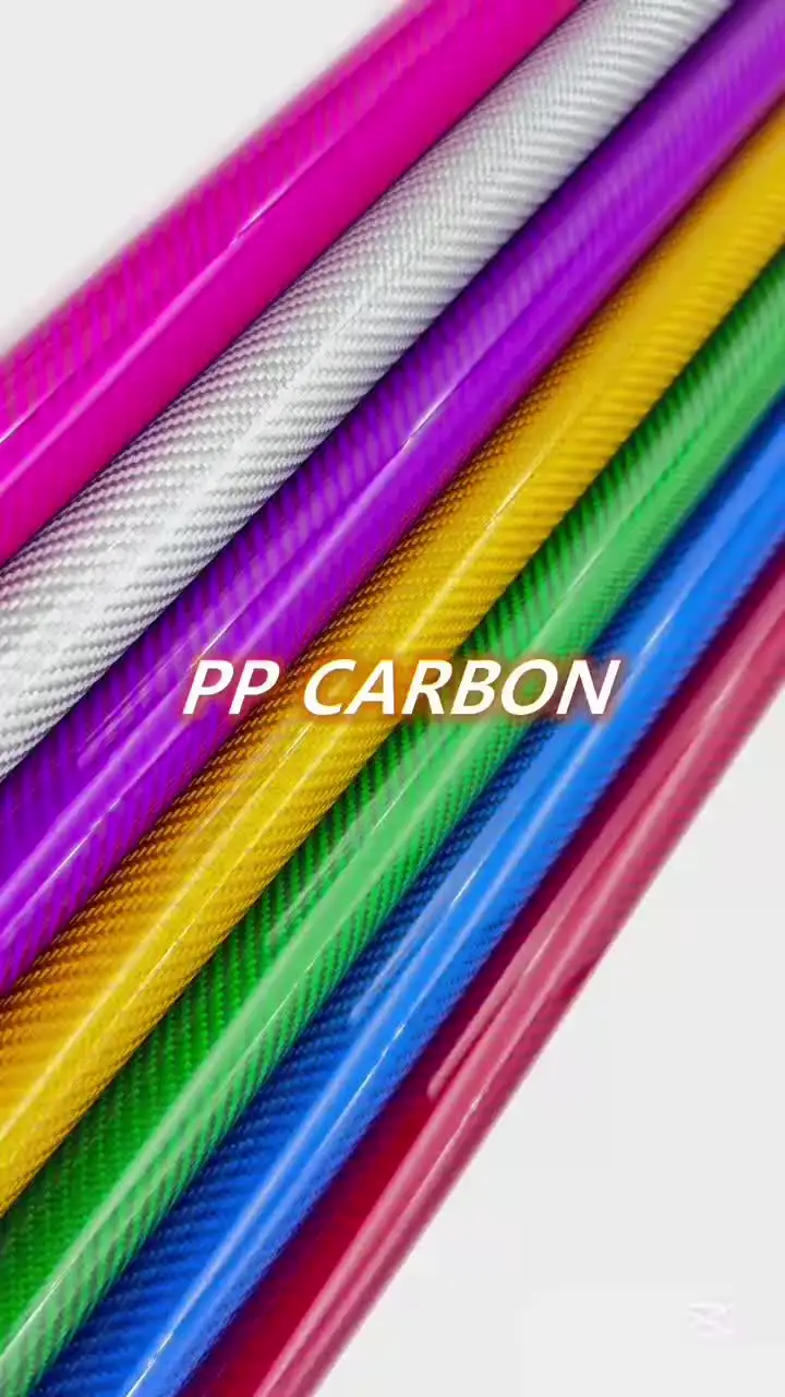 2 Tubi In Fibra Di Carbonio 3K – Diametro 34x32 Mm, Lunghezza 500 Mm, Colore Rosso, Leggeri E Resistenti Per Progetti DIY E Modellismo