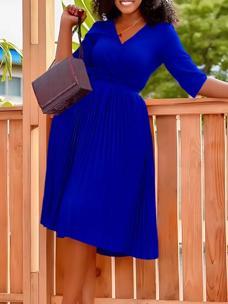 

African Dresses For Women 2023 New African Clothes Dashiki Solid Color Ankara Dresses Bazin Traditional Robe Africa Long Dress