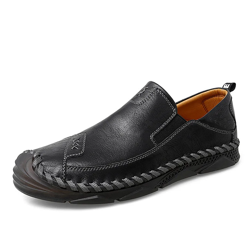 

Men's Casual Shoes Handmade Mens Style Shoes Comfortable Lace Up Men's Moccasins Breathable Mens Loafers Big Size 48 Sneakers