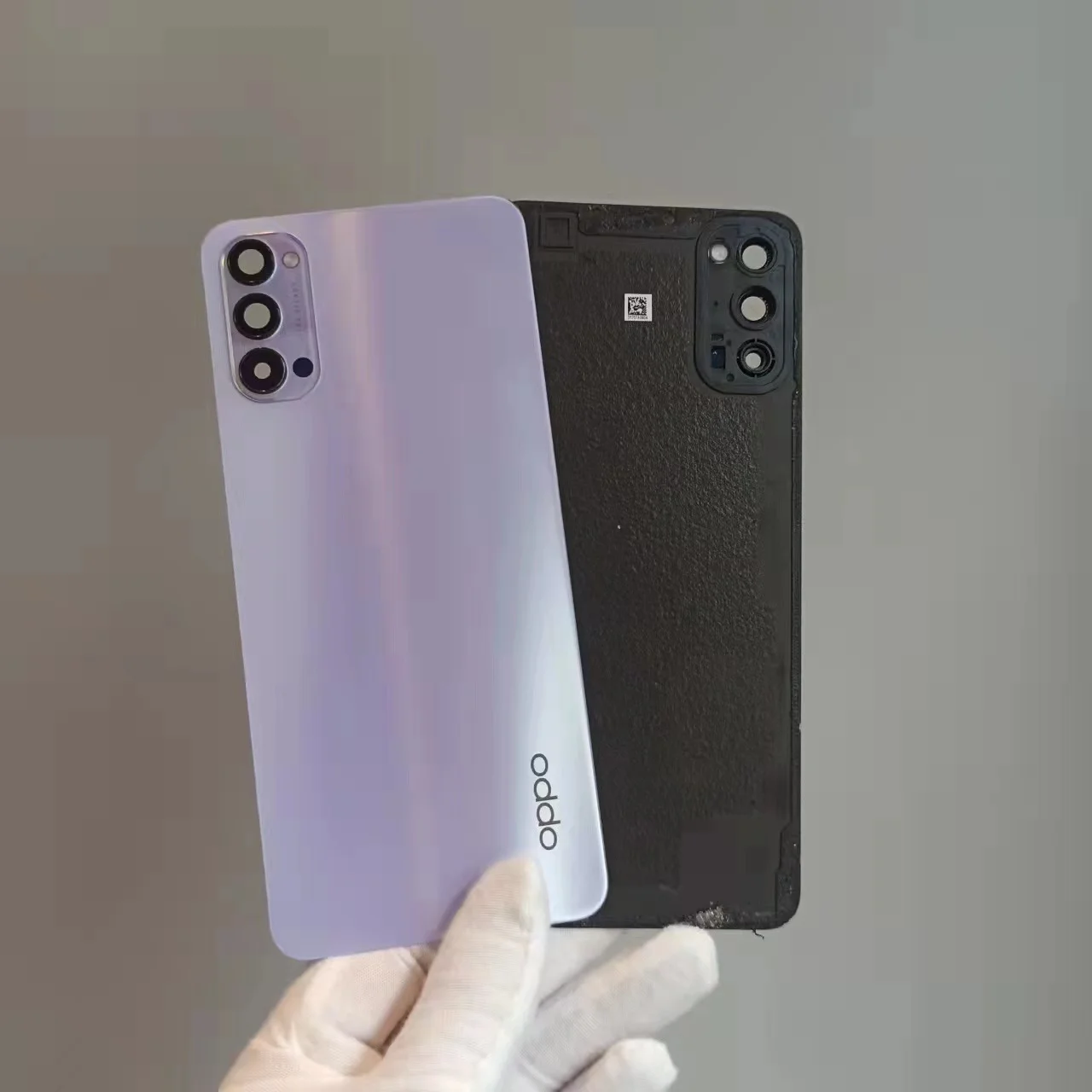 오리지널 신제품 Oppo Reno4 5G 후면 배터리 커버, Oppo Reno4 4G 후면 유리 배터리 커버 교체용 후면 도어 하우징 케이스