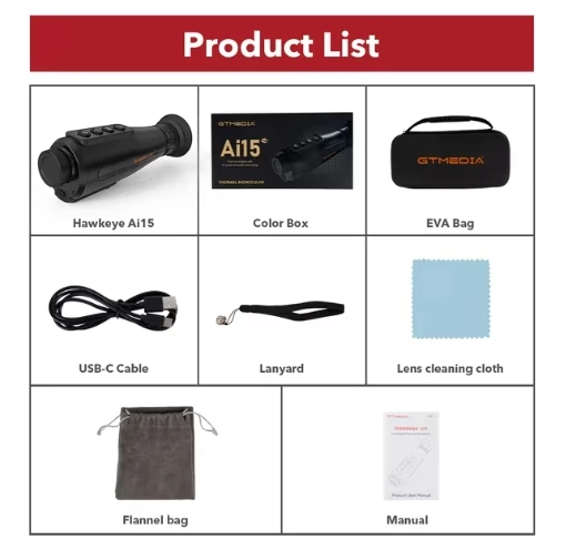 【AI搭載型】GTMedia AI15 20mmレイル AI搭載高性能サーマルサイト】GTMedia AI15 20mmレイル対応 [Genuine