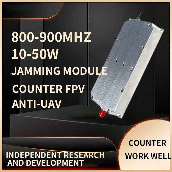 드론 대책 모듈 UAV 신호 증폭기, RF 안티 드론, 40W, 433M, 900M, 1.2G, 1.5G, 2.4G
