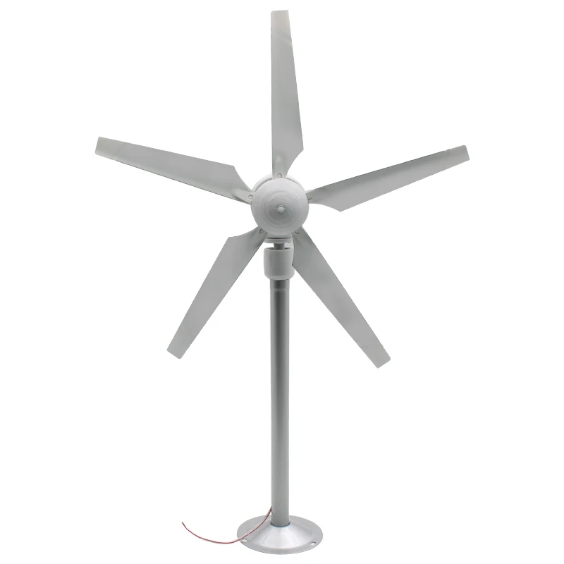 thumbnail image 2 of 35W Vertical Axis Wind Turbine Model DIY 5 Blades Three Phase Permanent Magnet Brushless Generator Portable Low Speed Windmill 2 of 11