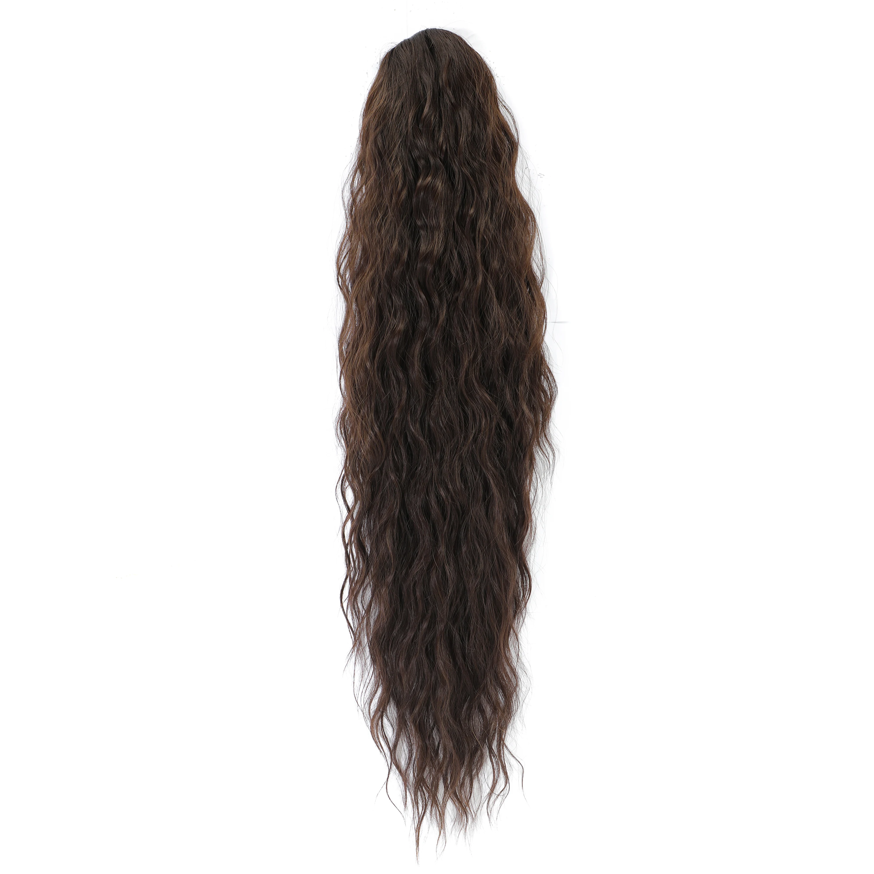 Gladys Water Wave Ponytail Free Shipping Heat Resistant Synthetic Fiber Curly Drawstring Ponytai Hair Extension for Black Women 2
