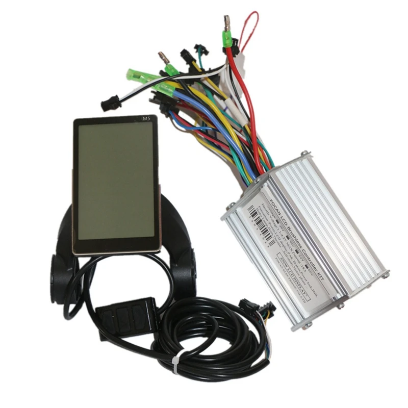 

36V 48V 52V 60V 350W 18A Brushless DC Motor Controller Ebike Controller M5 LCD Display Speedometer