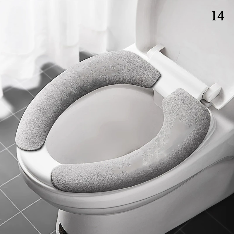Universal Toilet Seat Cover Soft WC Paste Toilet Sticky Seat Pad