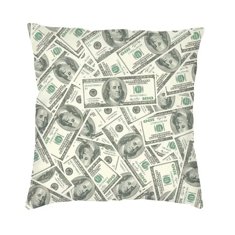 

Money Dollars Bitcoin Digital Currency Throw Pillow Cover Home Decor Custom Virtual Printing Cushion Cover Pillowcover