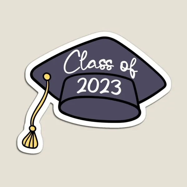 

Class Of 2023 Magnet Children Refrigerator Colorful Funny Cute Magnetic Baby Stickers for Fridge Organizer Home Decor Kids Toy