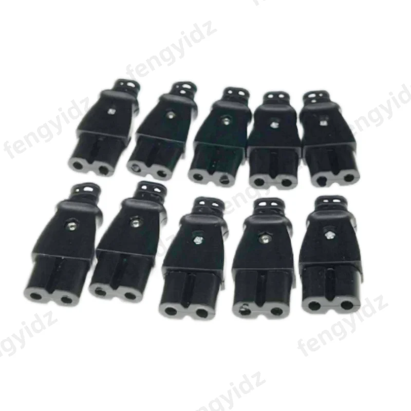 C8 male power socket C7 female plug power outlet embedded electric connector 35mm*15mm AC 2.5A 5A 250v plug adapter electrical socket power socket