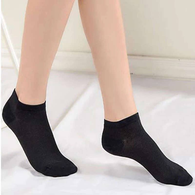 5Pair Women Cotton Sock Low Cut Spring Summer Autunm Casual Lady Girl Solid Color Comfortable Ankle Short Socks 2023_voghion.com