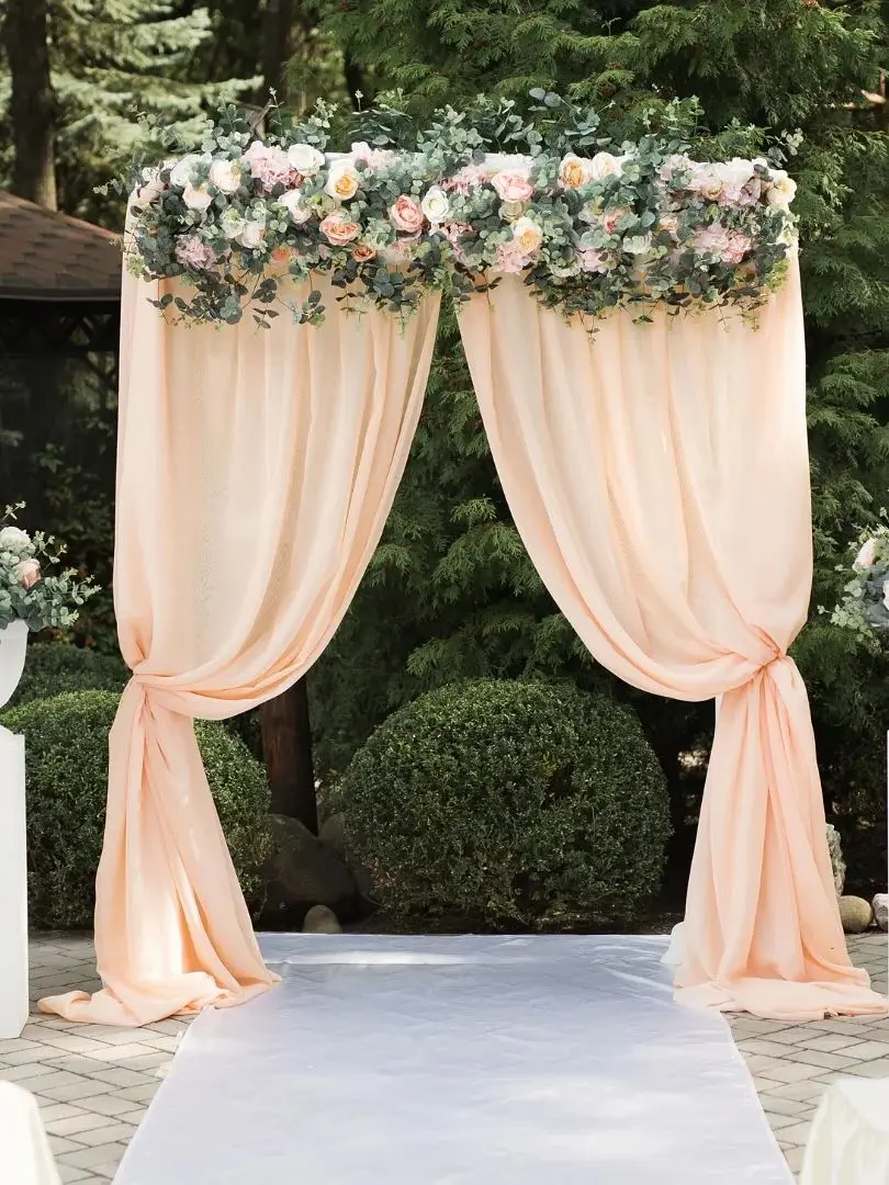 Pipes and Curtains, Adjustable Flower Stand Photography Backdrop