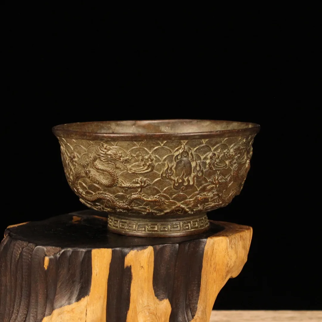 

Home Handicrafts alloy Dragon Bowls With Exquisite Shapes Suitable for Decoration and Collection