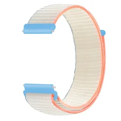 Premium Sports Nylon Strap Band for Smartwatches - Durable and Versatile Wristband Bracelet (Milk white)