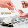 60/12pcs Disposable Shoe Cleaning Wipes Travel Portable No-rinse Fast Cleaning Tools for Sneaker Scrubbing Quick Remove Dirt 4