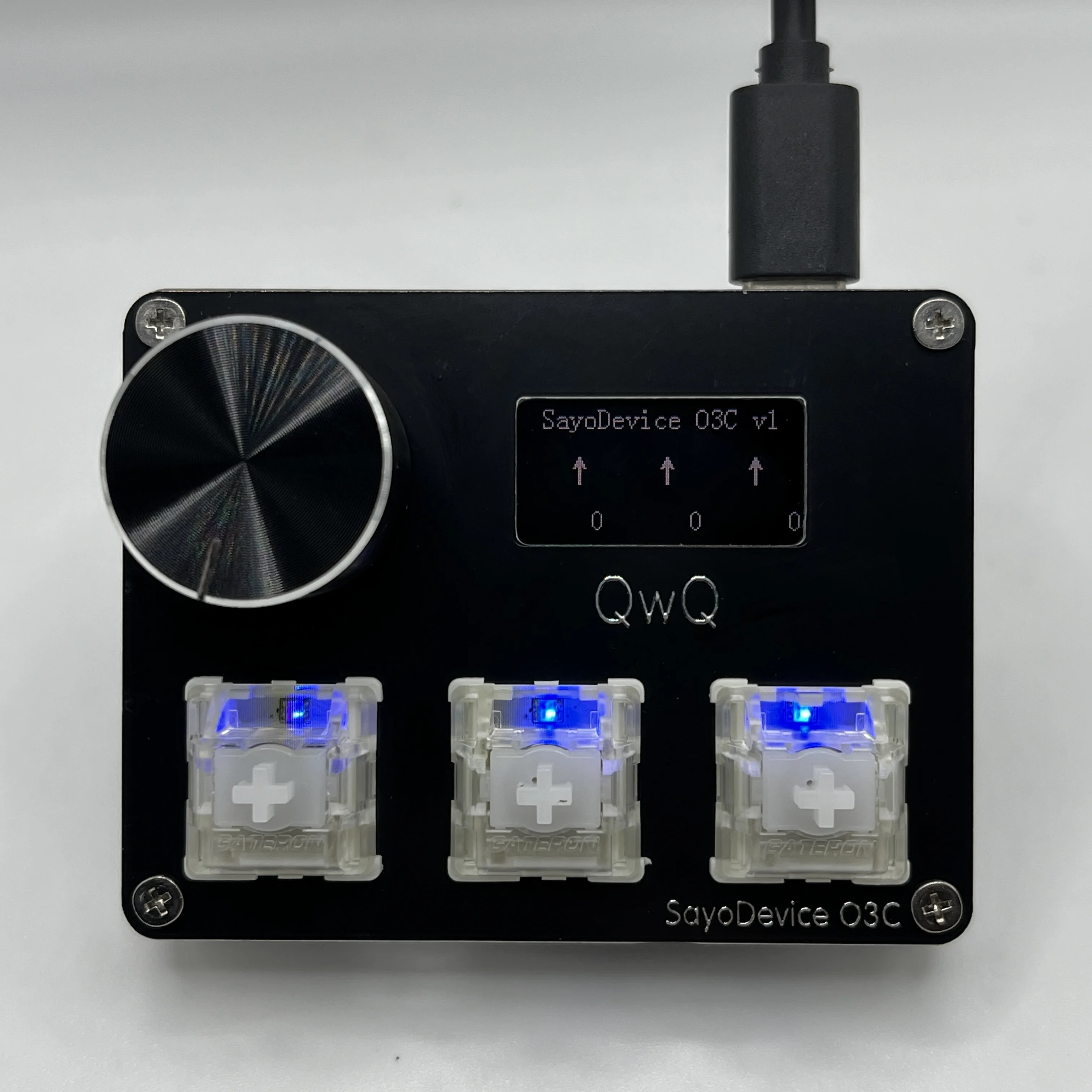 Gateron-KS-20-White-Switches-SayoDevice-OSU-O3C-Rapid-Trigger-Magnetic ...