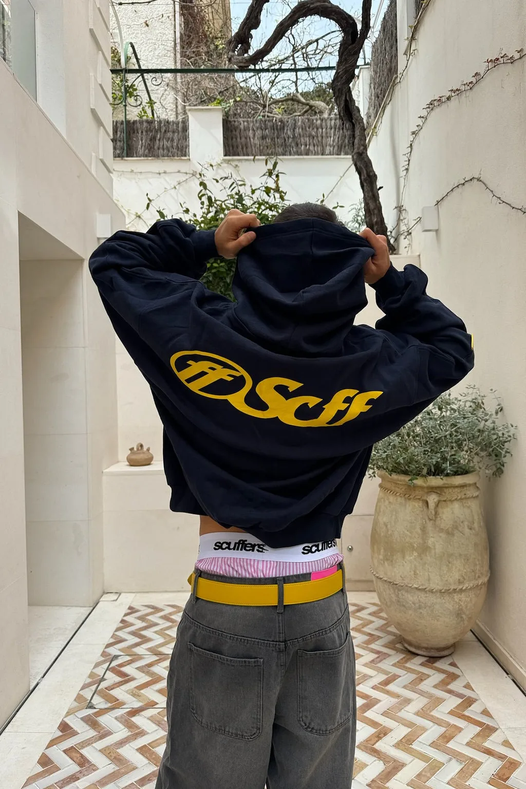 Vintage Hoodie Side View