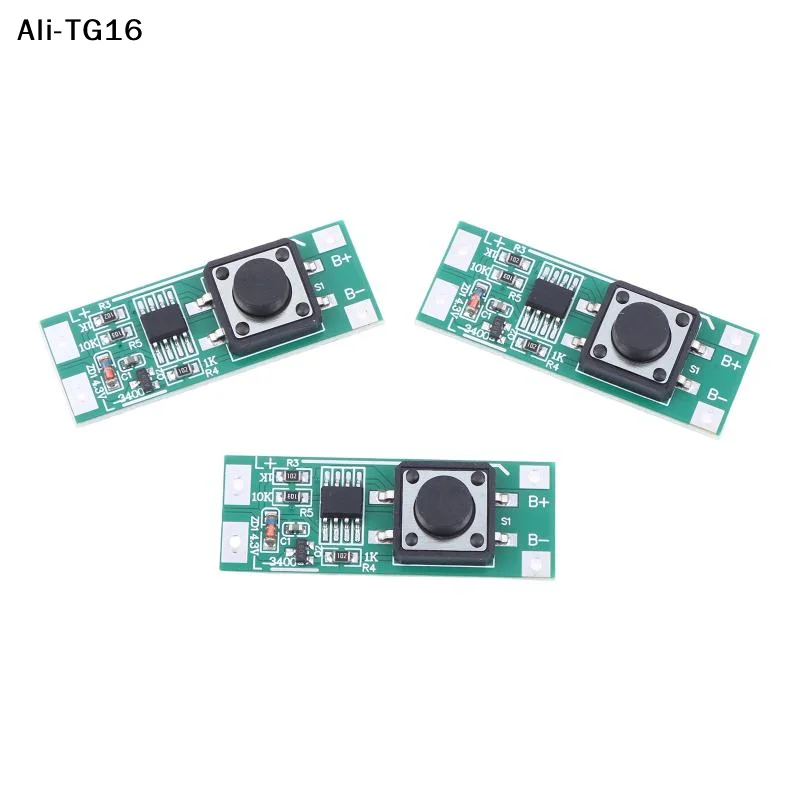 【TG16】1/3Pcs DC3V-12V 3가지 모드 고휘도 점멸등 자동차 LED 제어 드라이버 보드가 있는 점멸 모듈