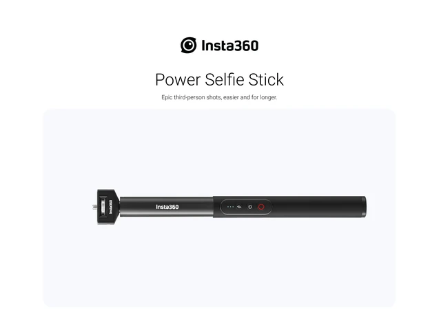 Insta360 パワーセルフィースティック リモコン Insta 360 X5 X4