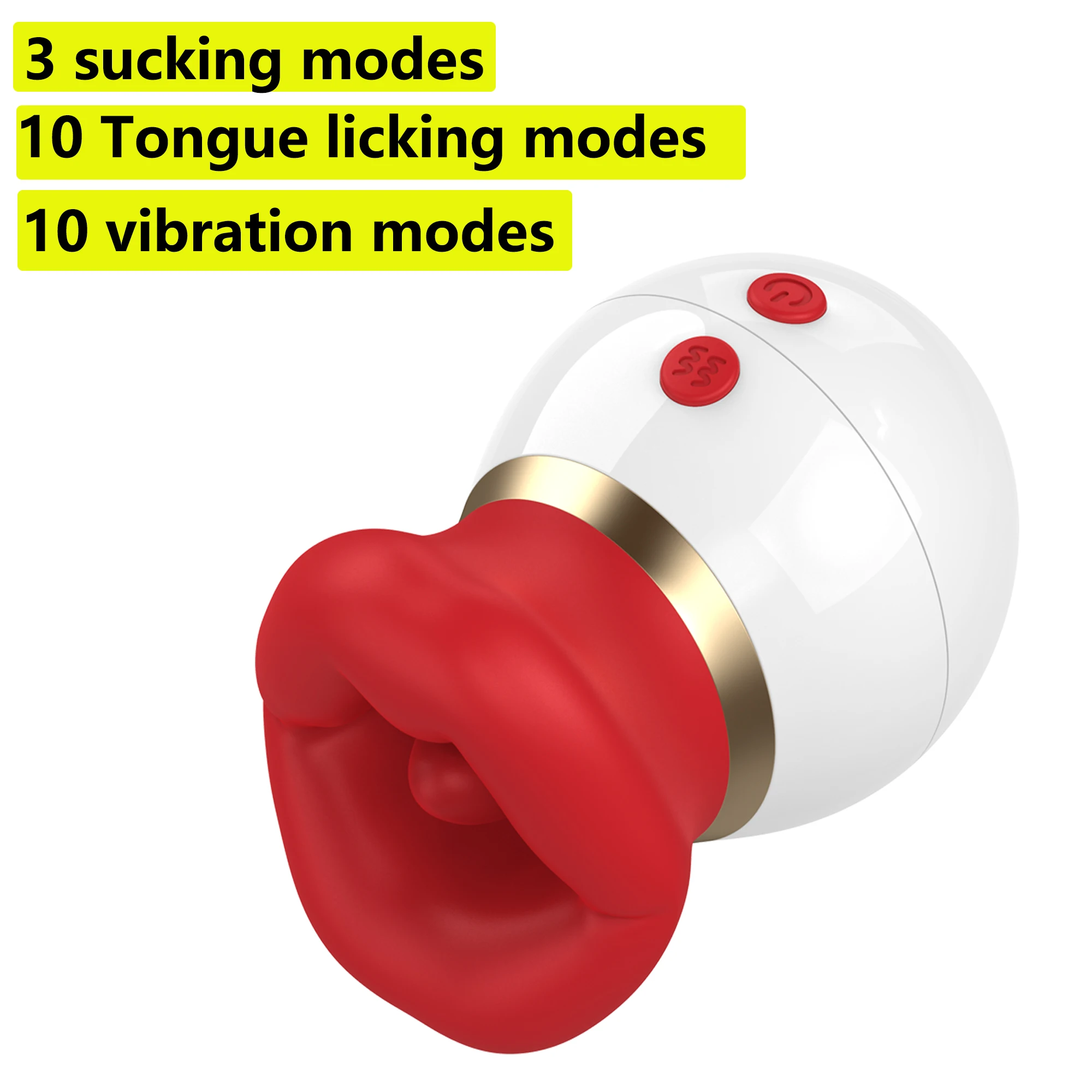 3in1 Mouth-Shaped Sucking Vibrator Nipples Anal Clit Sucker G Spot Vibrators Clitoral Stimulator Vibrator Adult Sex Toys