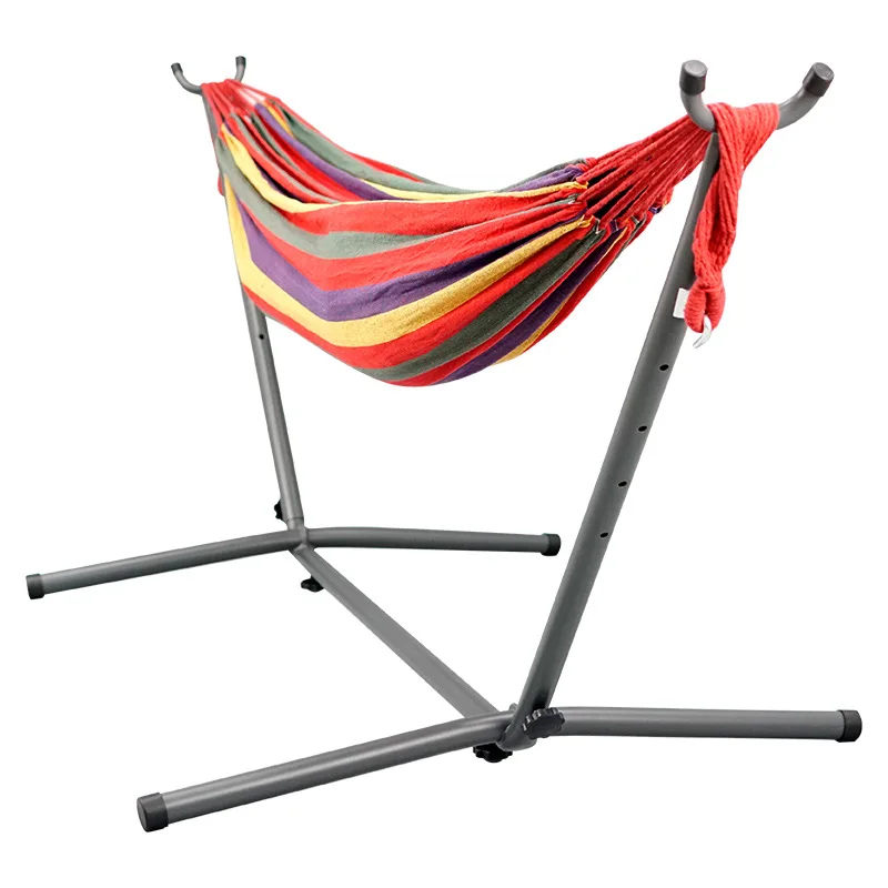 

Cheap hammock chair with stand suspension detachable and portable iron pipe stand hammock