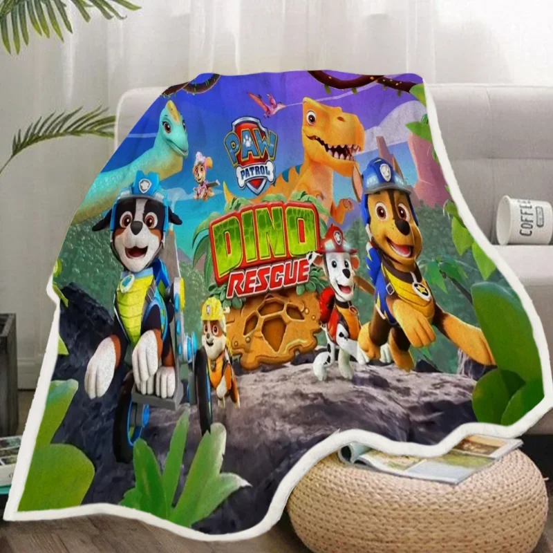 thumbnail image 1 of Manta de la Patrulla Canina, franela canina, agradable a la piel, suave y no esponjosa, Material de alta calidad, bonita alfombra con dibujos animados para niños, 1 of 5