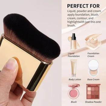 NEW 1PC Makeup Brush Siren Brushes for Body Foundation Makeup for Tan Sunless Tanner Makeup Self Tanning Mousse Cosmetic Tools 1