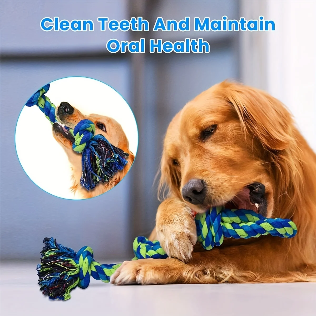 Durable Knot Dog Chew Toy 3