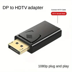 4K DisplayPort to HDMI Adapter - Premium Video & Audio Converter (Black)
