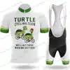 2025 Funny Turtle Cycling Jersey Set Tortoise Cycling Clothing Summer Road Bike Shirts Suit Bicycle Bib Shorts MTB Uniform 2