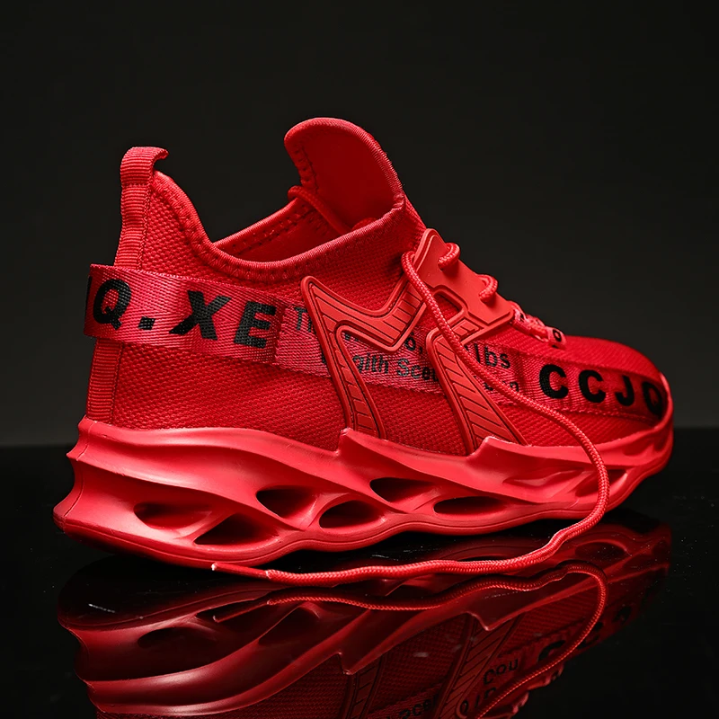 Saashi Platform Mesh Running Sneakers