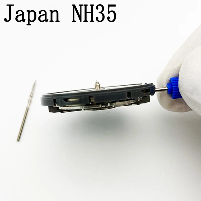 신제품 일본 NH35 자동 기계식 무브먼트 고정밀 24 보석 모드 시계 교체용 NH35A-날짜 표시 6시