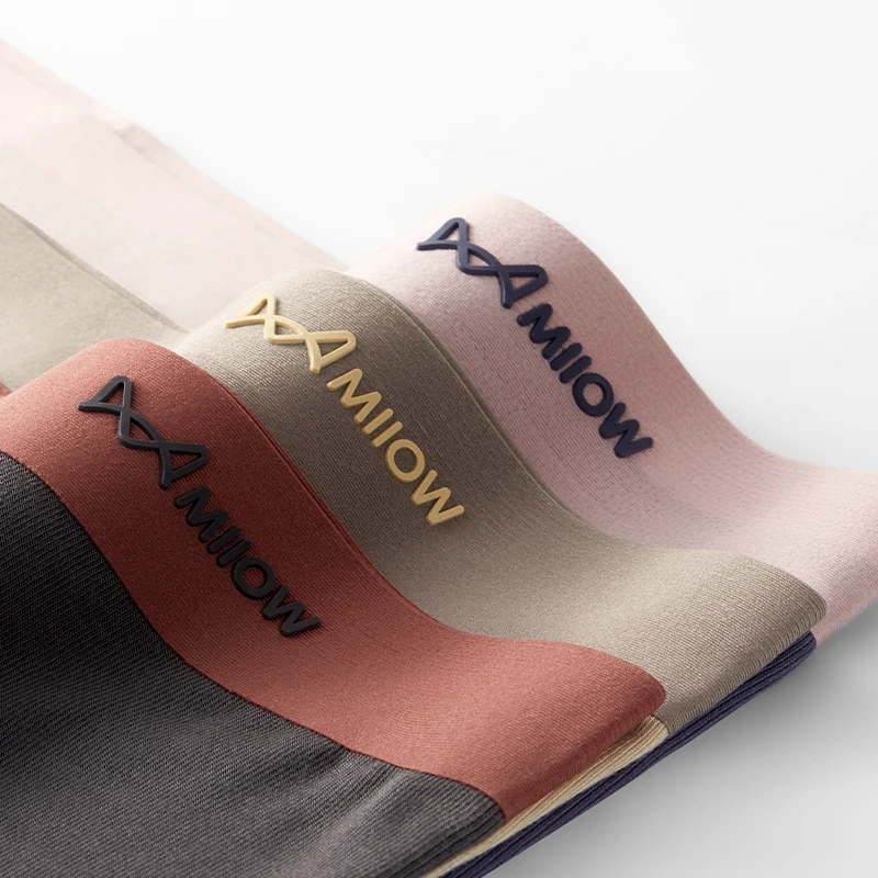 CMENIN 3Pcs Threaded Fabric Men Underwear Boxers Men's Panties 3A Antibacterial Color Matching Man Underpants Boxershorts Male