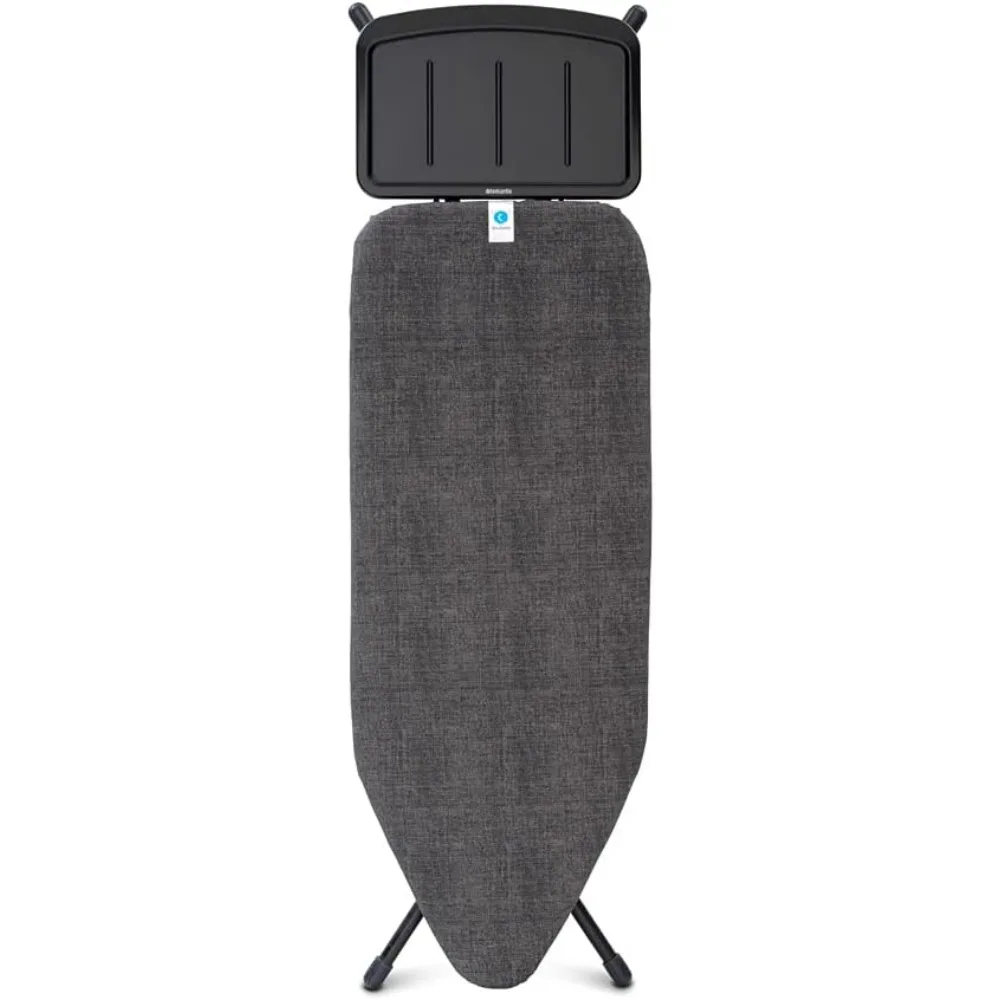 Extra Large Adjustable Ironing Board 49x18 Inches with Steam Iron Holder, Cover, and Pad - XL Unit