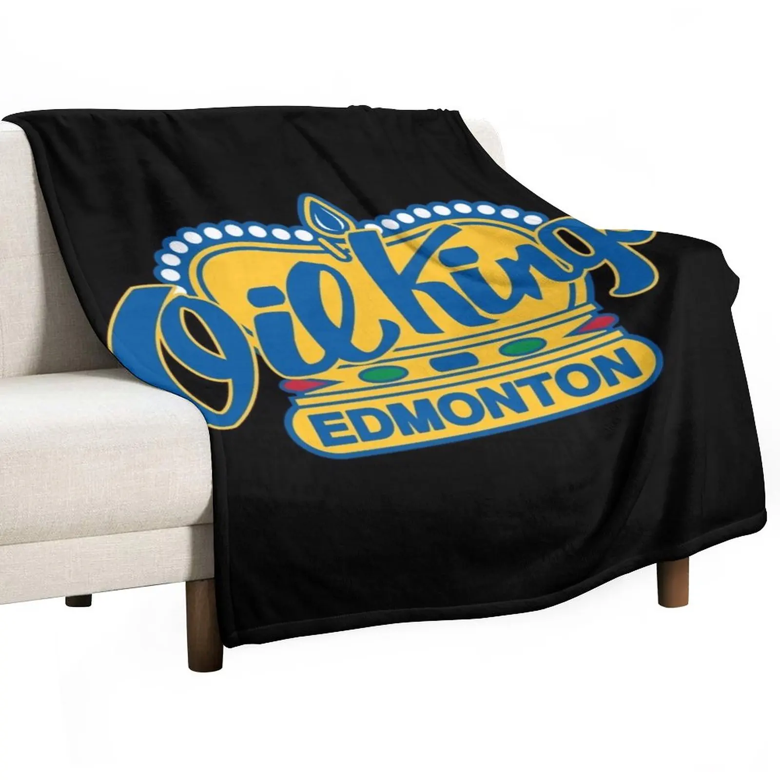 

Edmonton Oil Kings Throw Blanket Picnic Summer Decorative Sofa Travel Blankets
