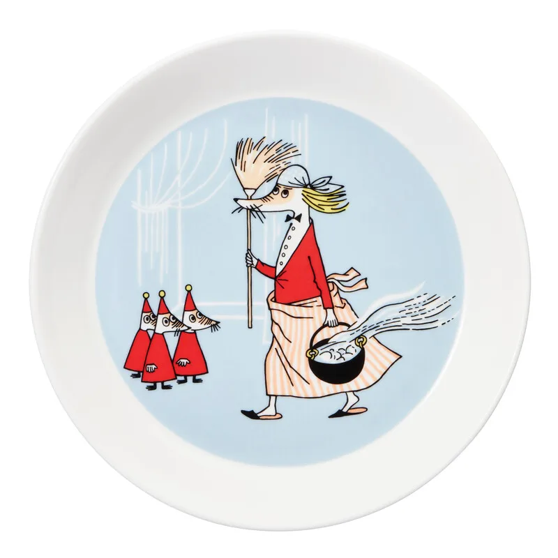 Тарелка Moomin Филифьонка серая 19 см | Дом и сад