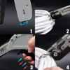 Cable Tie Toolautomatic Tensioning Cut Off For Nylon Fasteningcable And Flat Head Zip Tie With Steel Handle Strapping Tensioner 3