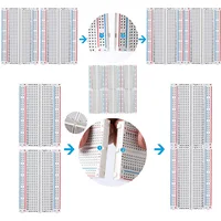 NEW MB-102 MB102 Breadboard 400 830 Point Solderless PCB Bread Board Jumper Wire Dupont Line Test Develop DIY for Arduino kit - Image 6